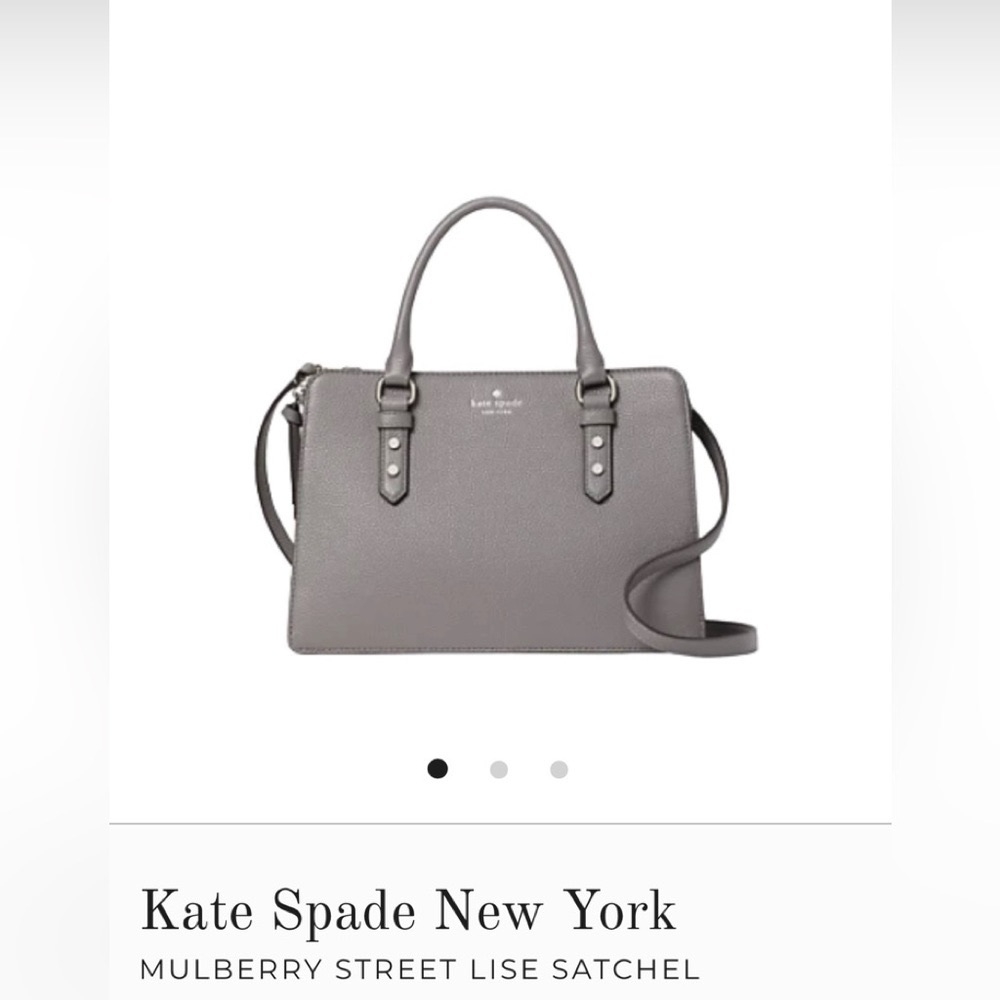 Kate Spade Gray Satchel